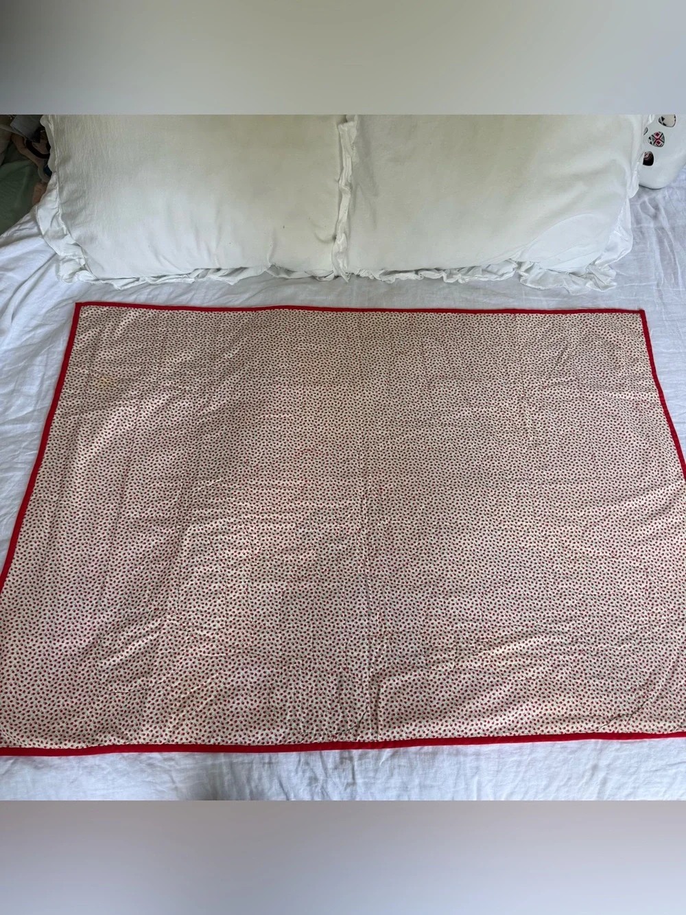 Vintage Tampella Finland Wall Hanging Quilt 34x46 Florence Bert Folk Art Nursery